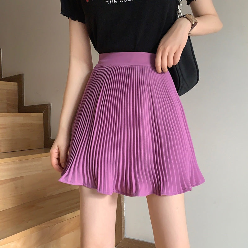 Half-length Skirt Women's Pleated Skirt