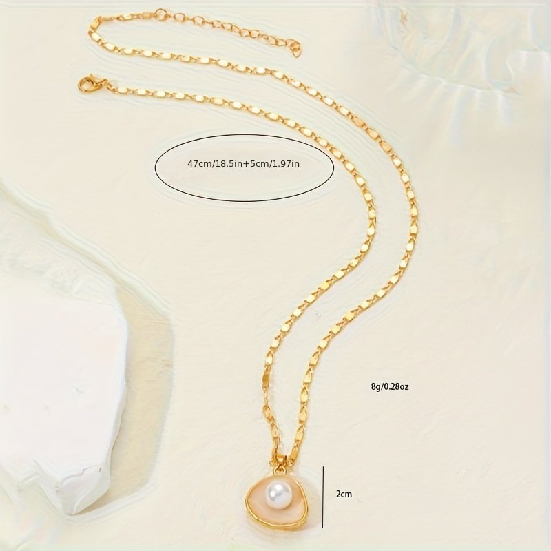 Baroque Pearl Pendant Necklace For Women Pearl Gold Pendant Necklace For Women Vintage Pearl Jewelry