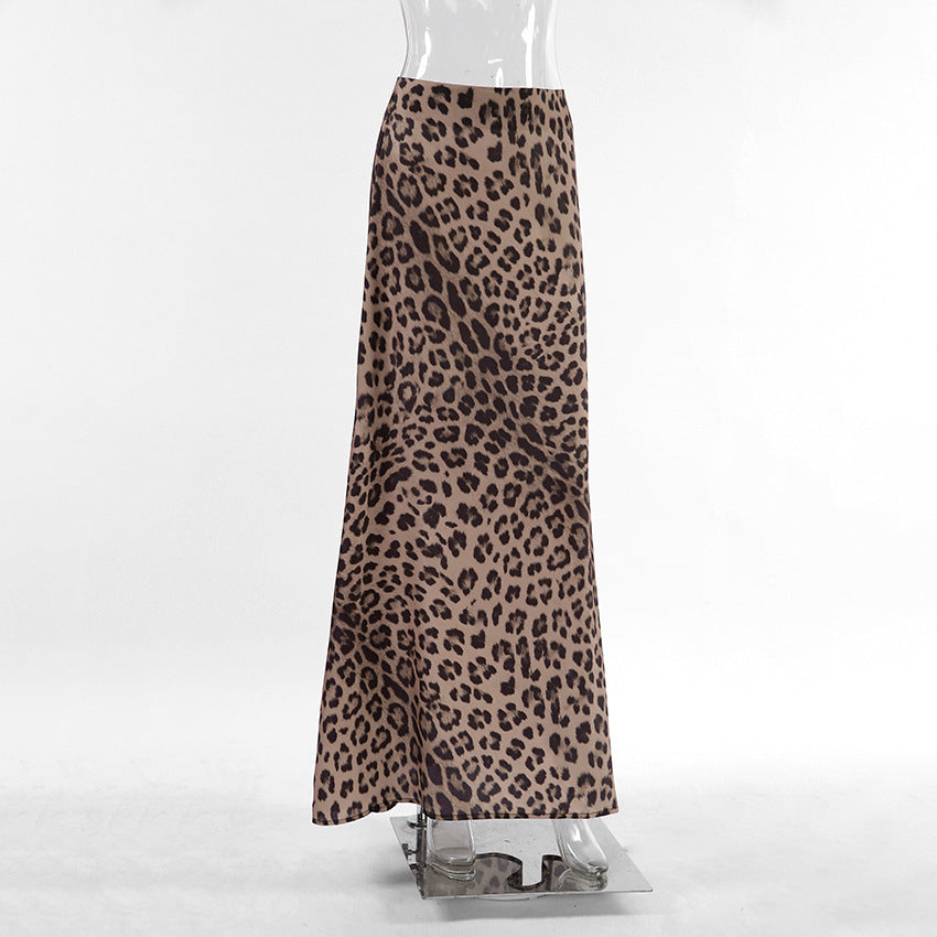 Leopard Print Skirt