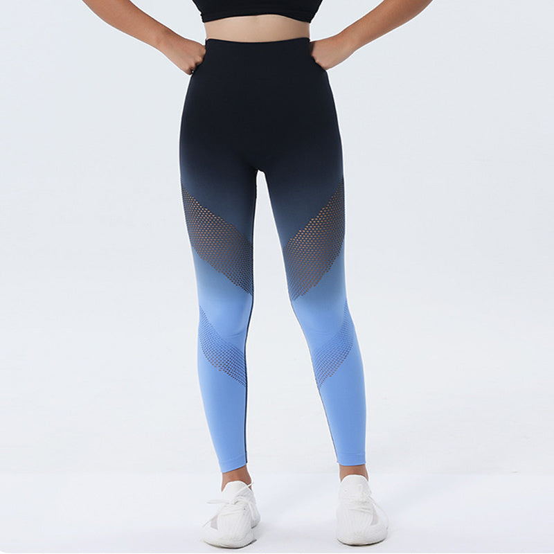 Gradient Printed Yoga Pants