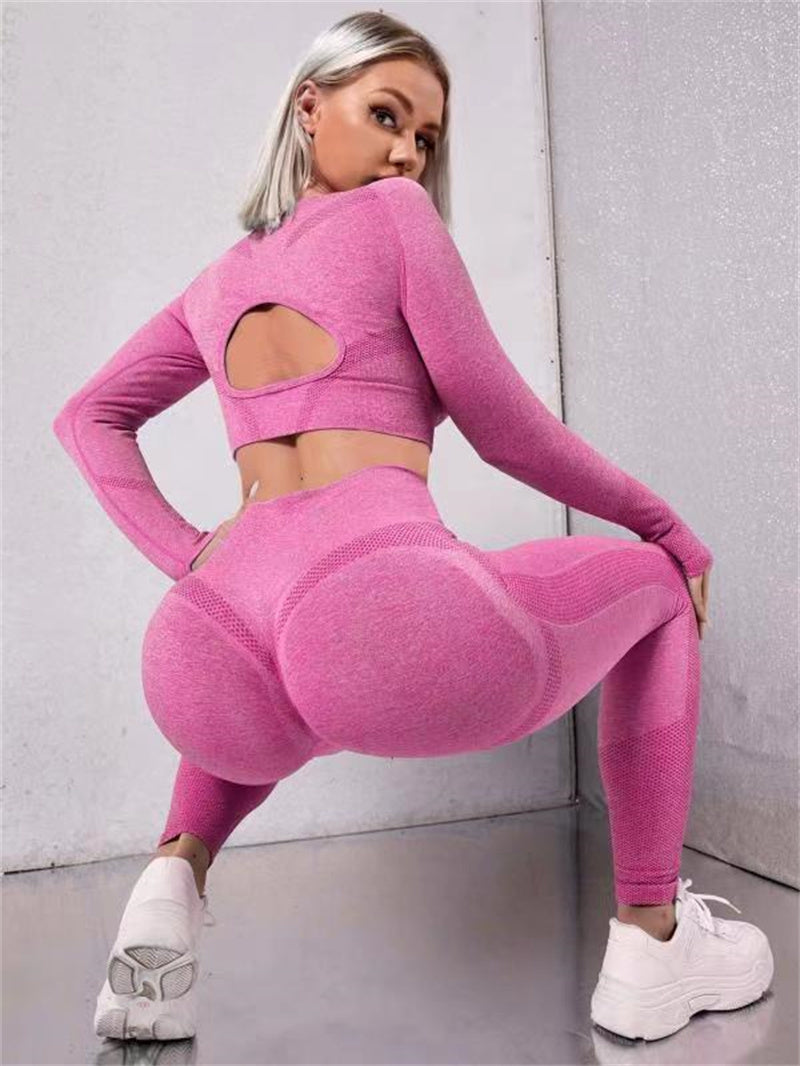 2pcs Sports Suits Long Sleeve