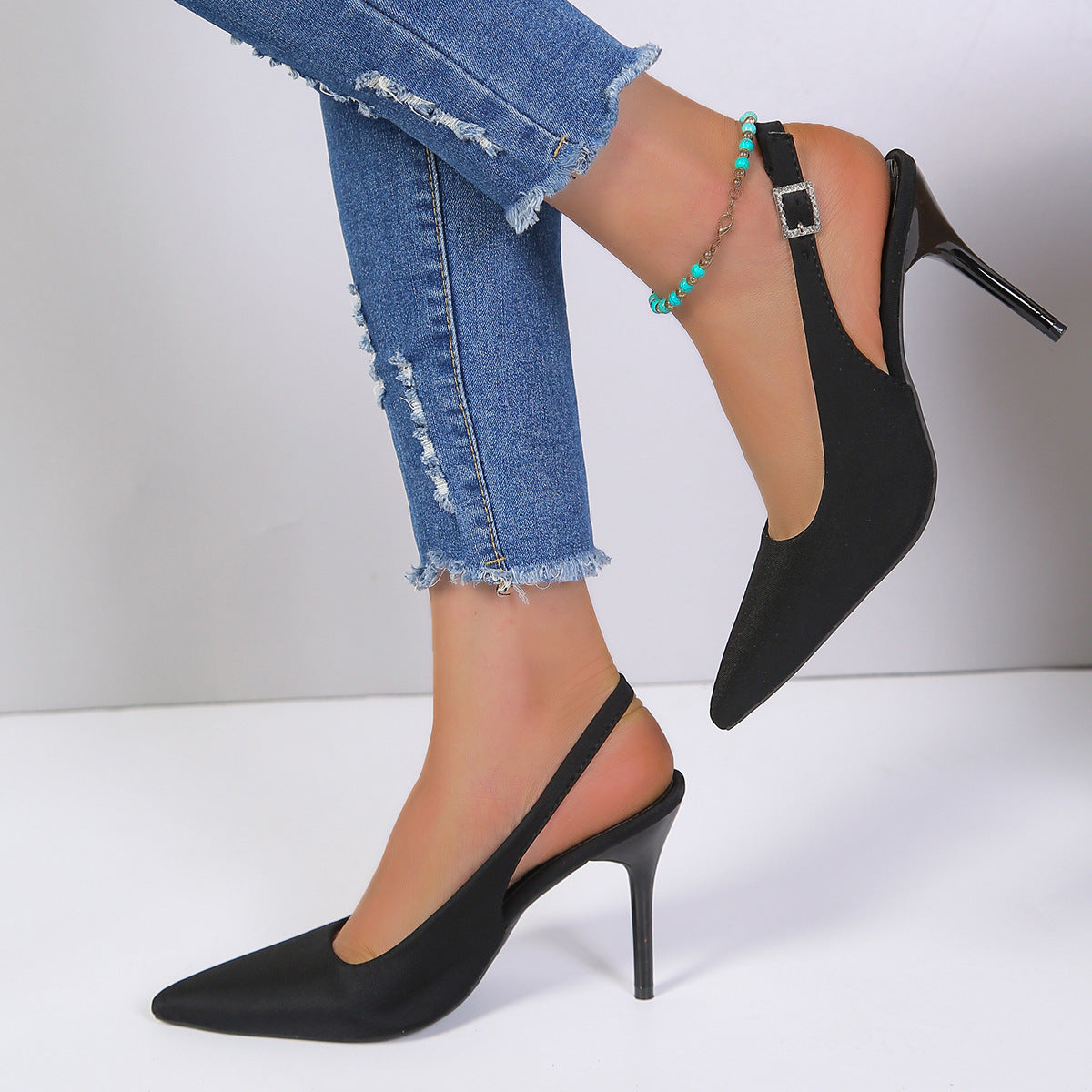 Pointed Toe Buckle Sandals Fashion