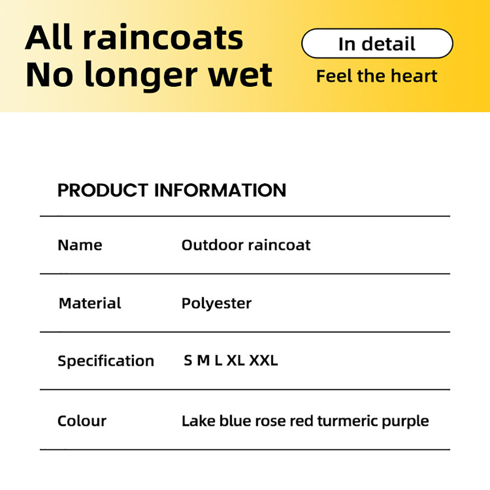 Dog Raincoat With Reflective