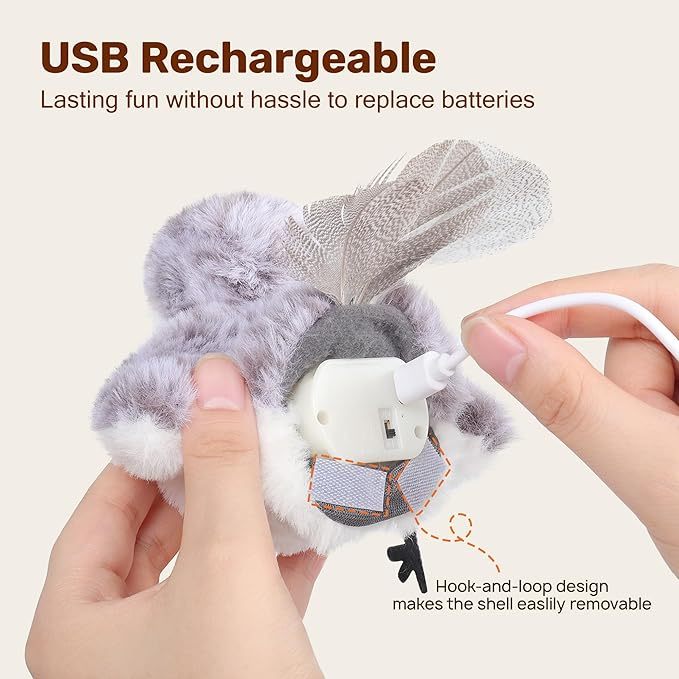 Cat Toys Flapping Bird No Flying