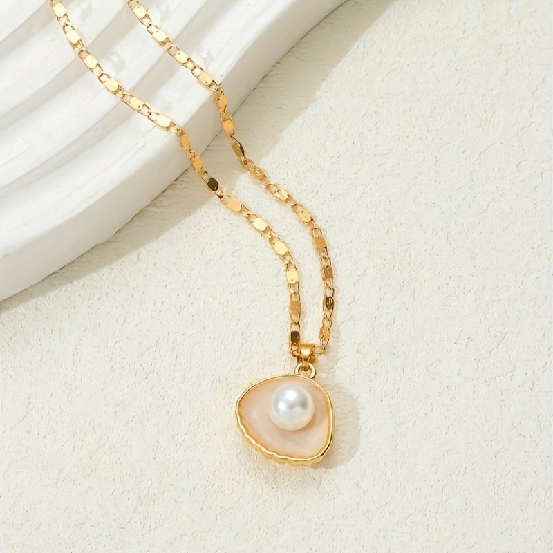 Baroque Pearl Pendant Necklace For Women Pearl Gold Pendant Necklace For Women Vintage Pearl Jewelry