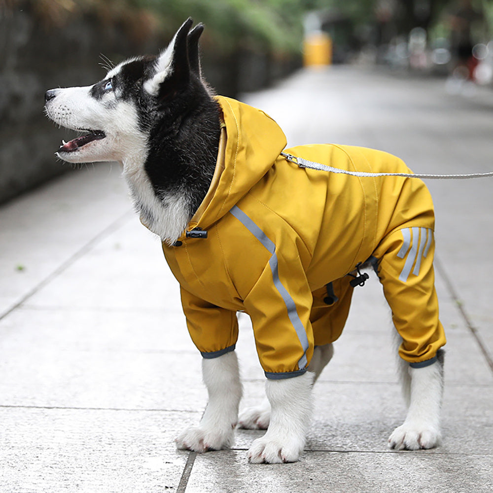 Dog Raincoat With Reflective