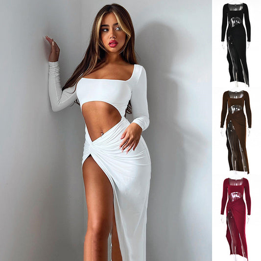 Womens Clothing Long Sleeve Dress Fashion