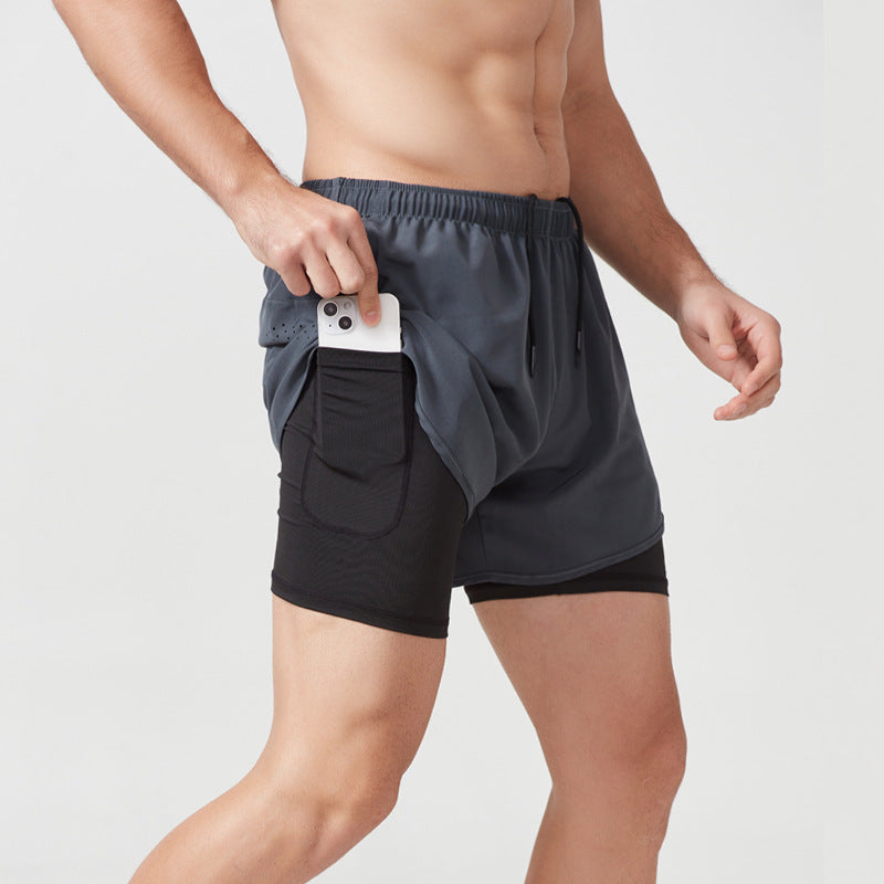 Double-layer Fitness Shorts