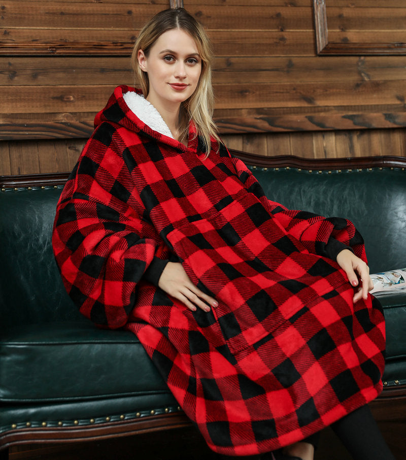 Ovesized Wearable Blanket Hoodie