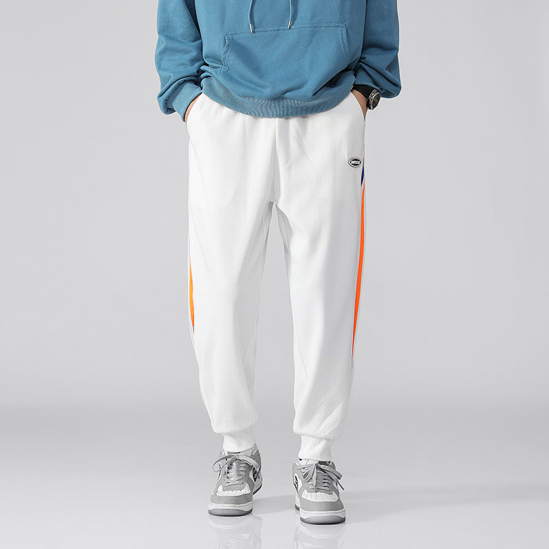 Contrast Color Loose Tappered Student Versatile
