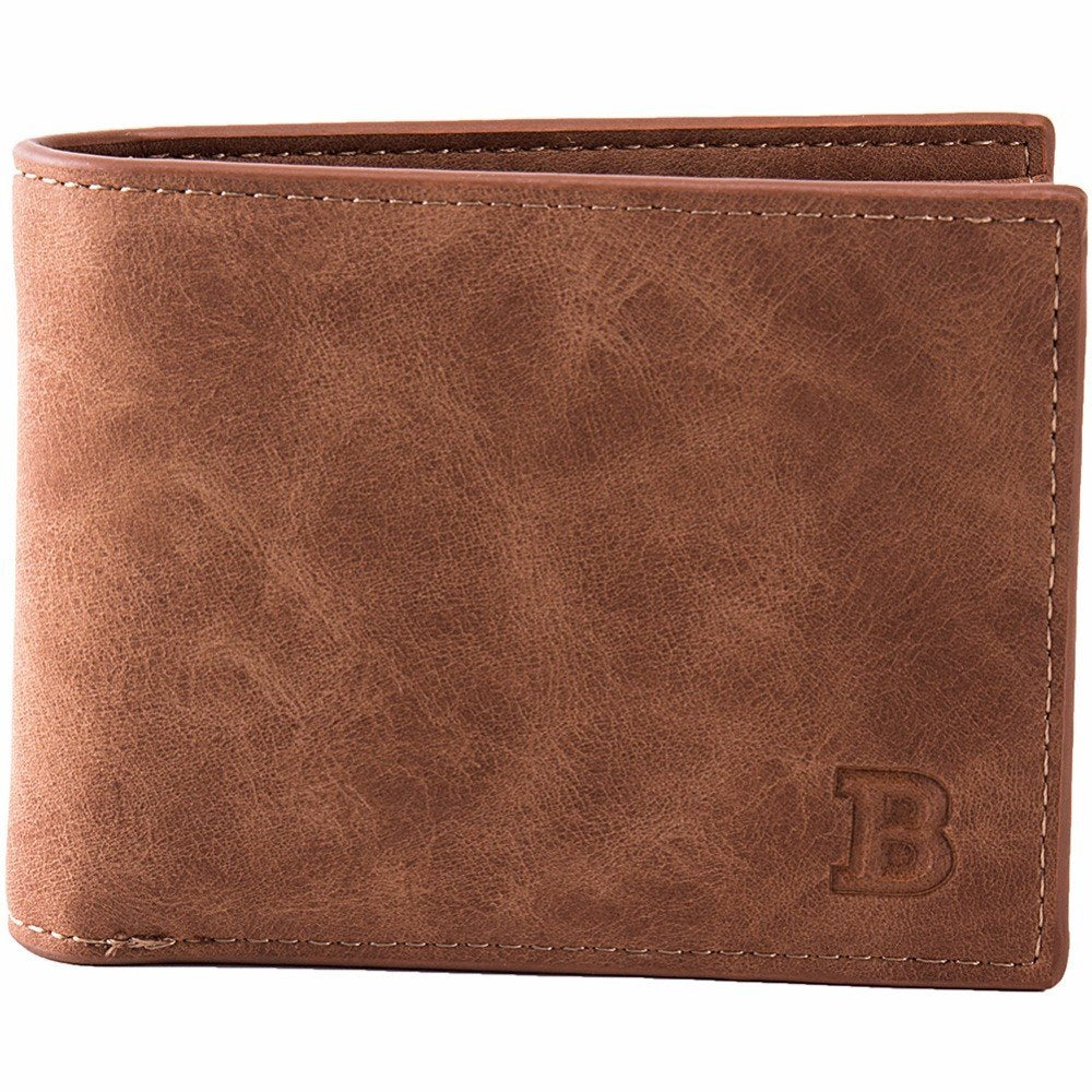 Fashion Men Wallets Mens Wallet with Coin Bag Zipper