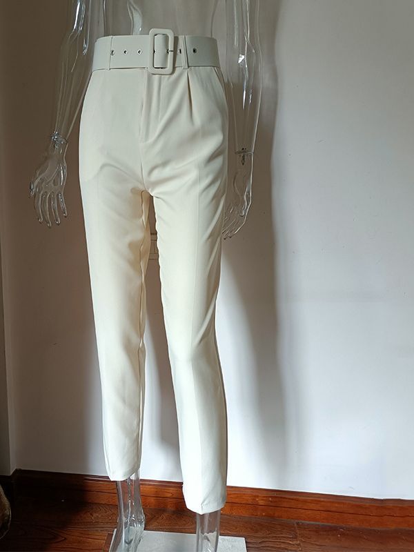 Women's Elegant Graceful Slim-fitting Ankle-tied Casual Pants