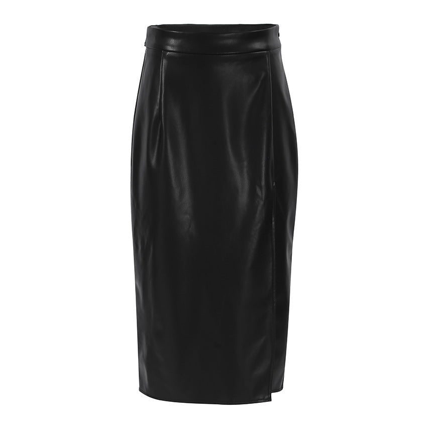 Sexy Mid Length Skirt High Waist Skirt
