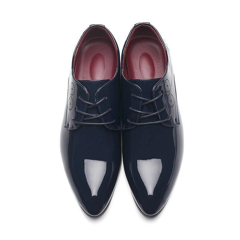 Men Leather Shoes Men Business Casual Dress Shoes Business