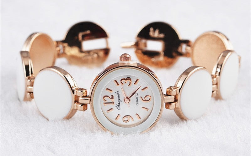 Women Watch Ladies Nobler Fashion Casual 5 Colors Wafer