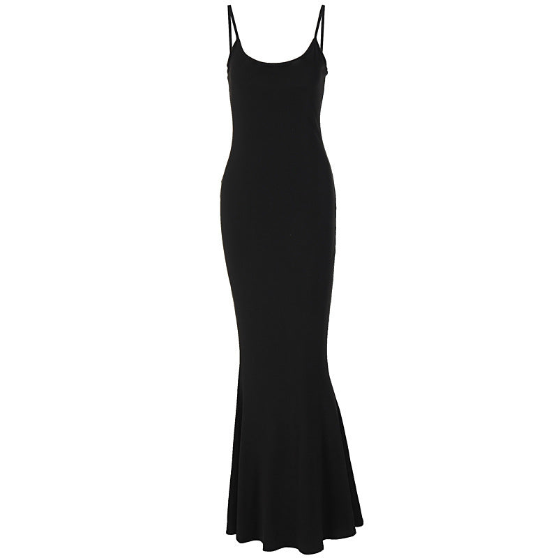 Spaghetti Strap Long Dress Women