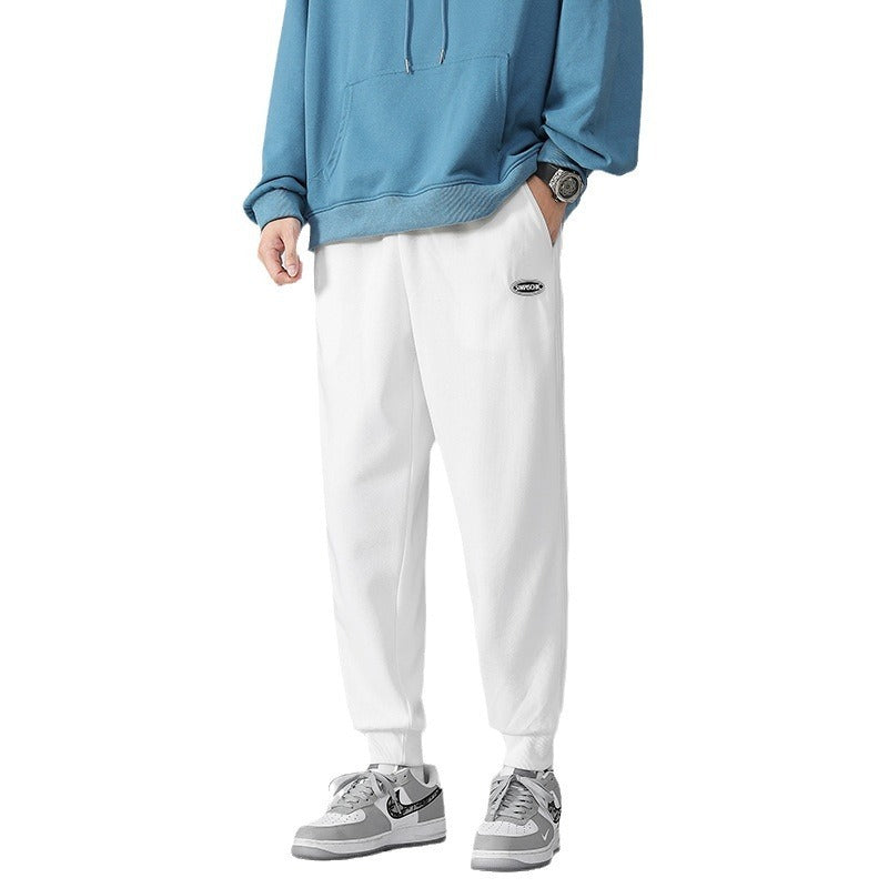 Contrast Color Loose Tappered Student Versatile