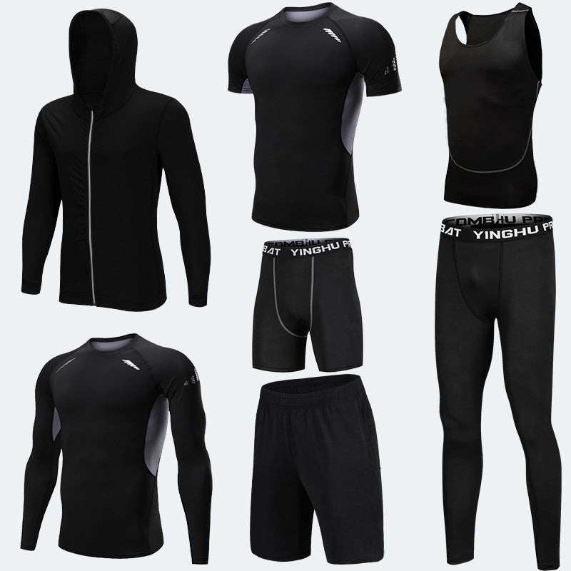 Running Workout Clothes Men 7pcs Compression