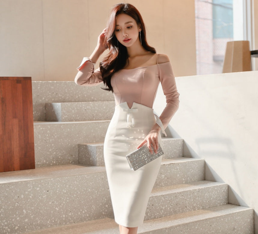 Skirt high waist bag hip