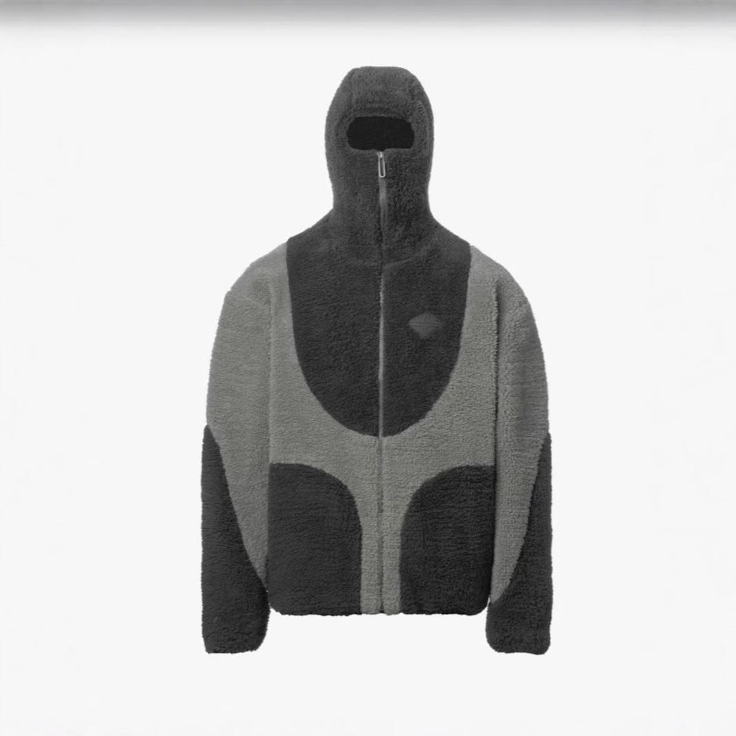 Hooded Zipper Coat Sweatshirt
