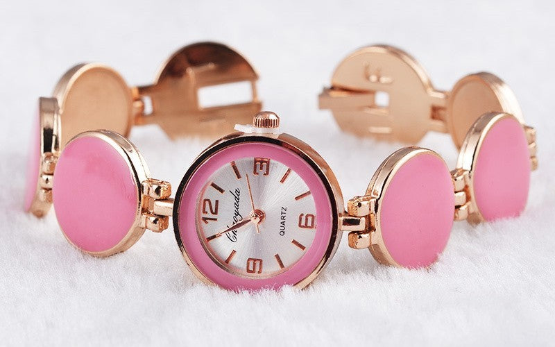 Women Watch Ladies Nobler Fashion Casual 5 Colors Wafer