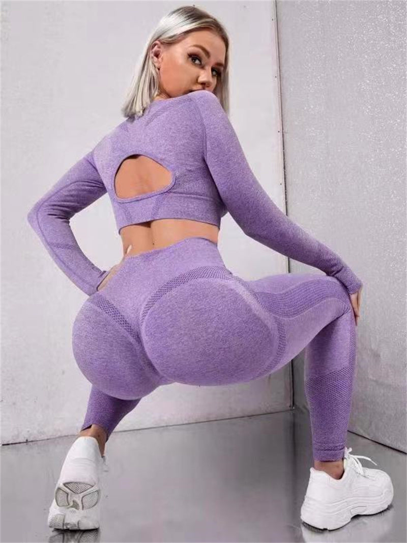 2pcs Sports Suits Long Sleeve