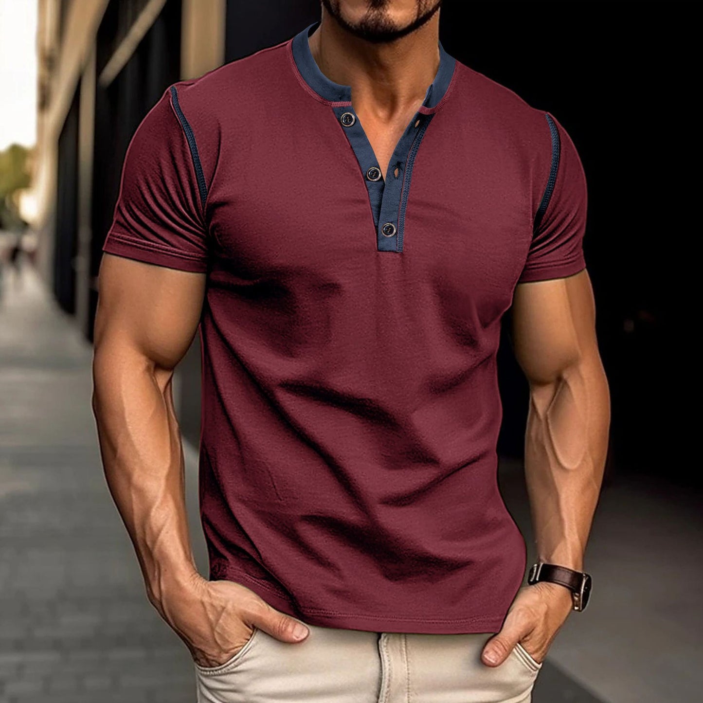 V-neck T-shirt