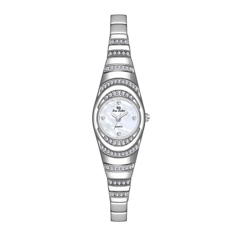 Ladies Gold Watch Diamond Wristwatch Female
