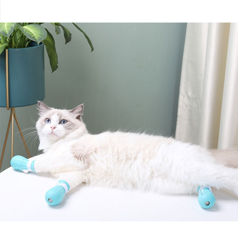 Adjustable Cat Foot Claw Cover Anti-Scratch Prickly Nail Glove Cat