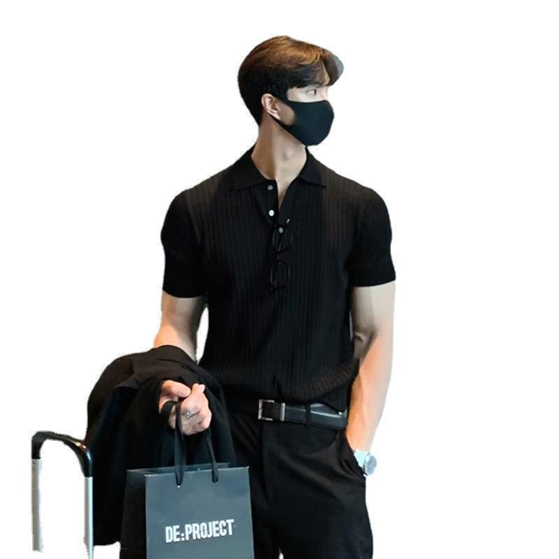 Lapel Polo Shirt Men's Fashion Brand Casual