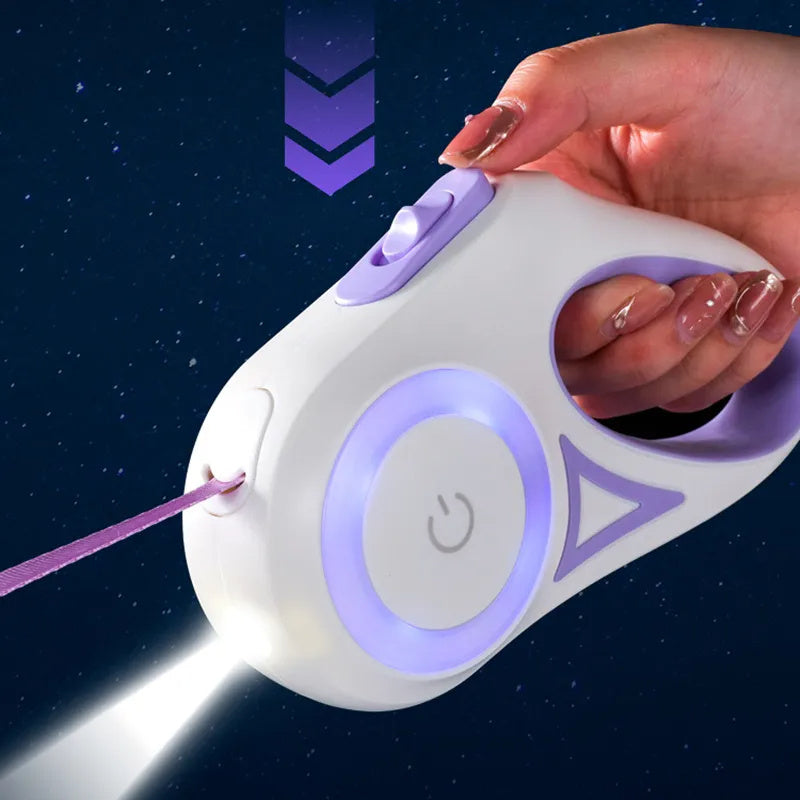 3 And 5M Dog Leash Light Retractable Pet