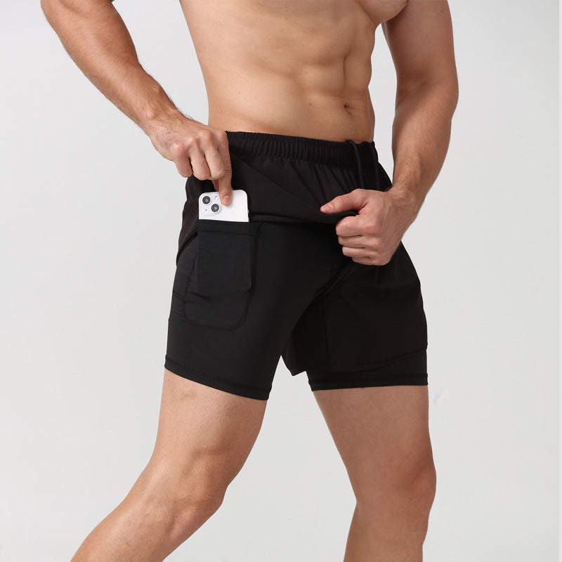 Double-layer Fitness Shorts