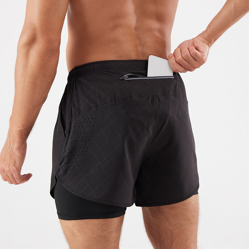 Double-layer Fitness Shorts