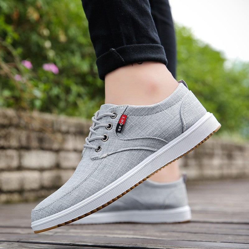 Men's Lace-up Canvas Shoes Casual Men