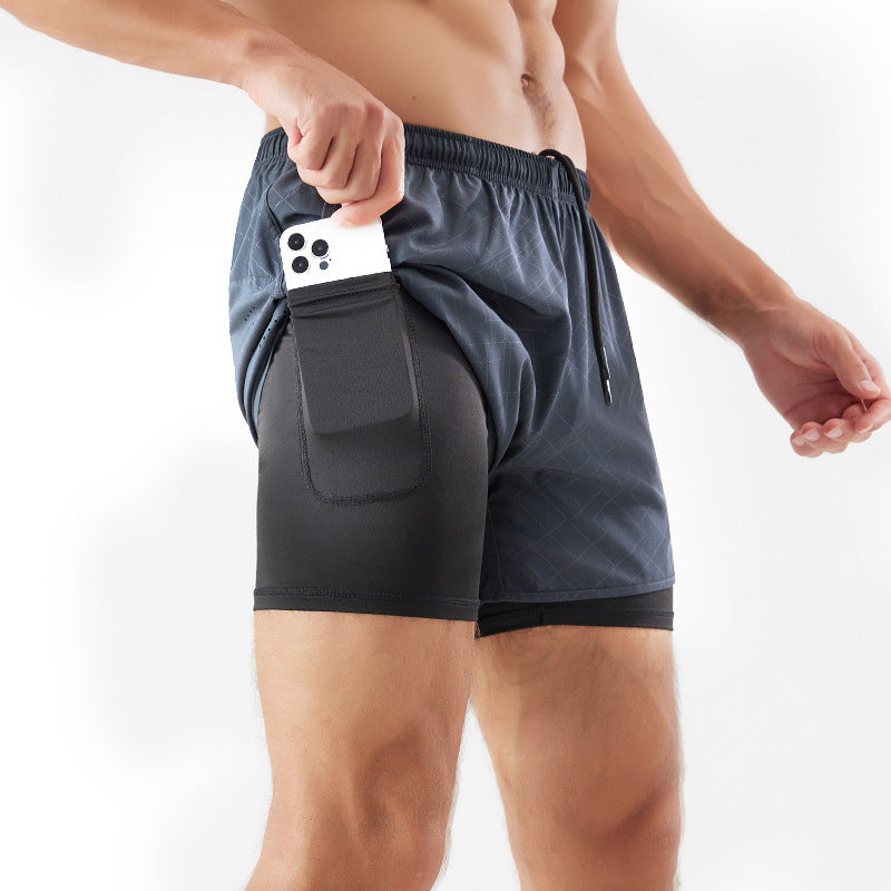Double-layer Fitness Shorts