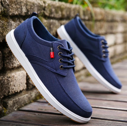 Men's Lace-up Canvas Shoes Casual Men
