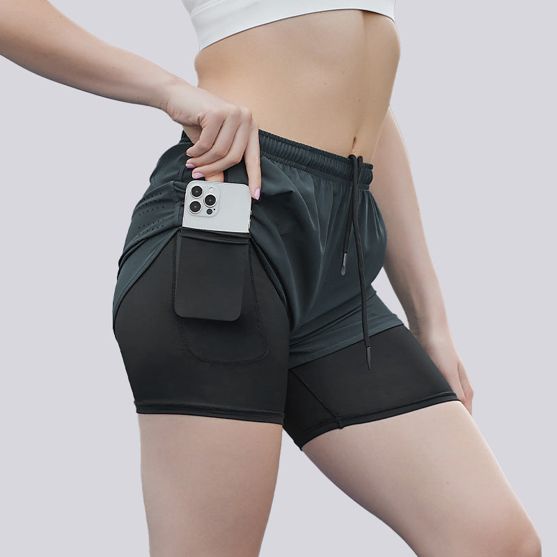 Double-layer Fitness Shorts