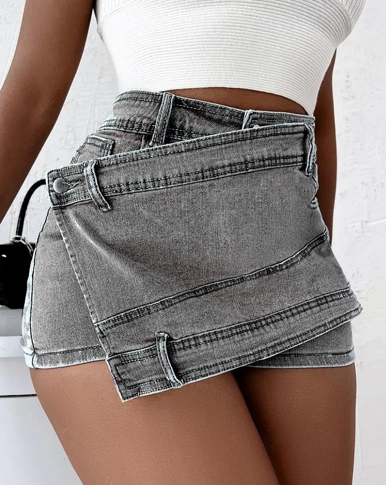 Skinny Mini Skorts Skirt
