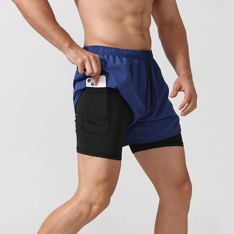 Double-layer Fitness Shorts
