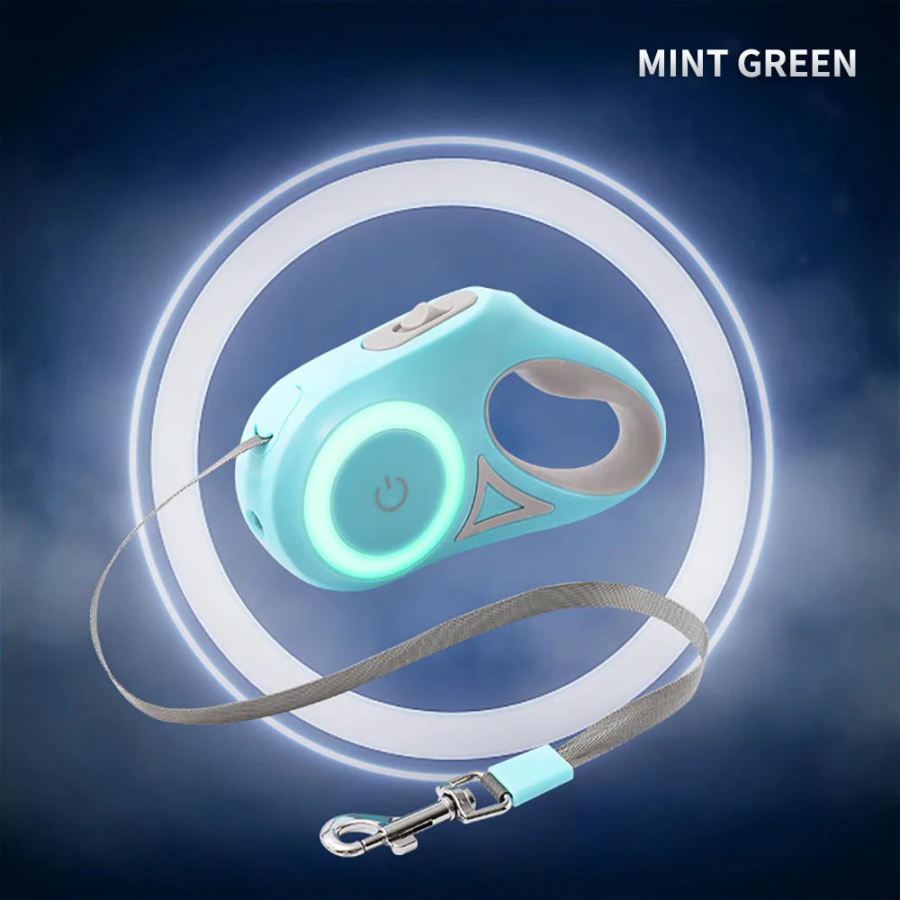 3 And 5M Dog Leash Light Retractable Pet