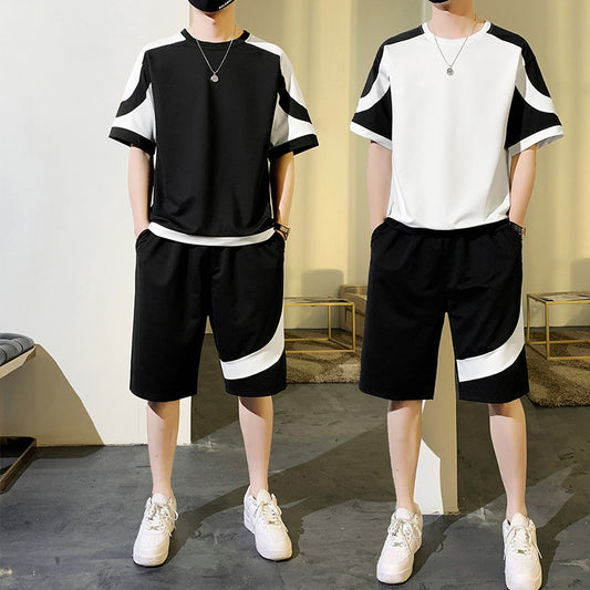Short Sleeve Casual Suit