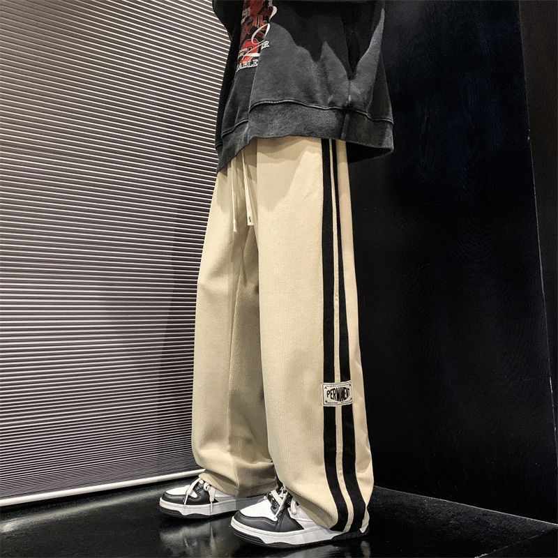 Men's Pants Autumn New Straight Loose Wide Leg