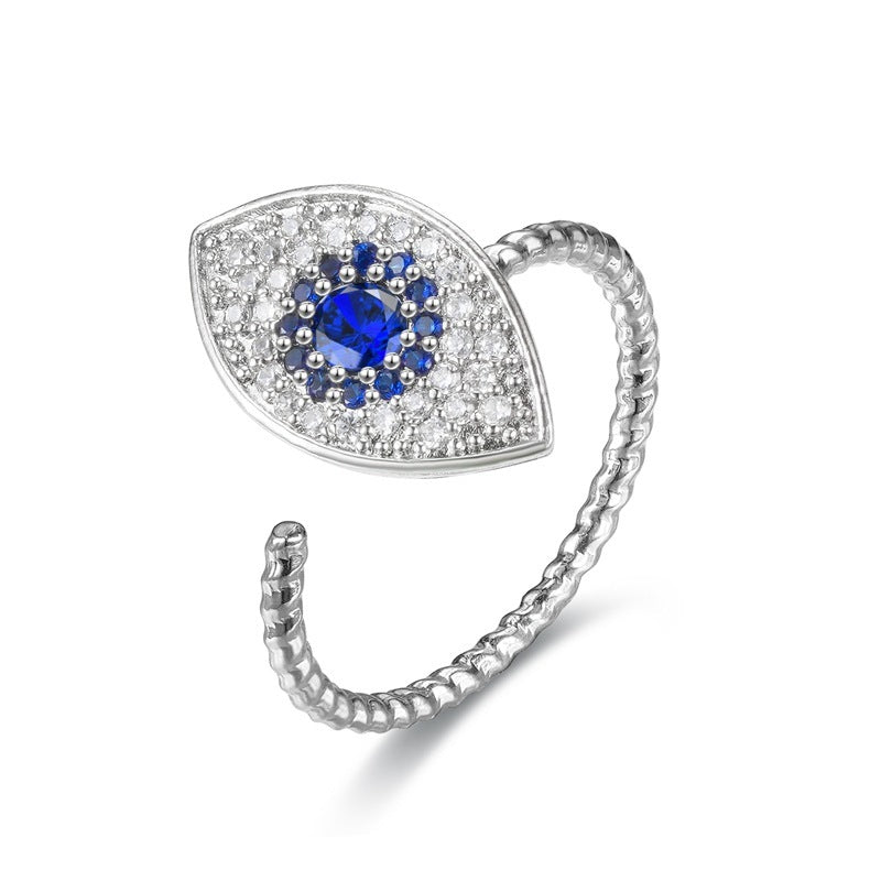 Rings Eyes Flowers Anxiety Rings For Women Fidget Spinner Ring Jewelry