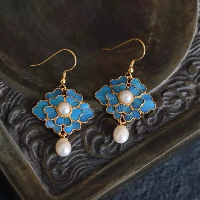Chinese Style Antique Earrings