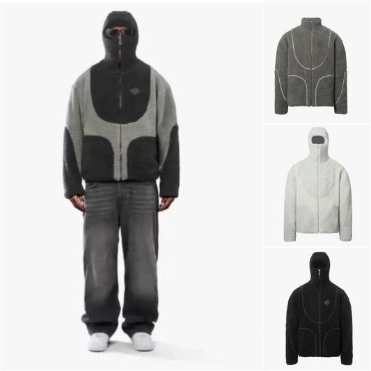Hooded Zipper Coat Sweatshirt
