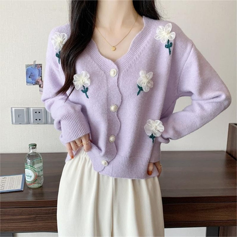 Lace Collar Top