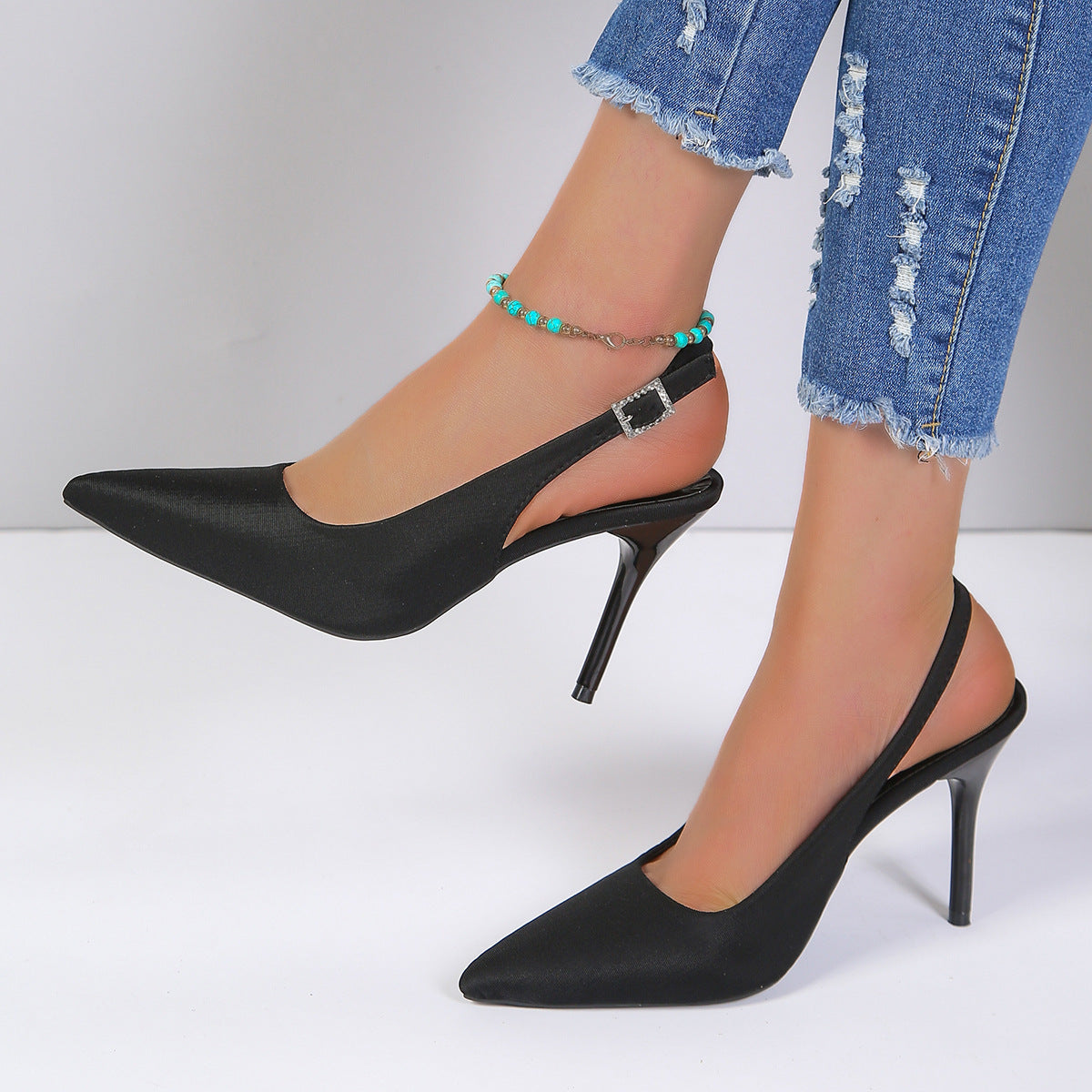 Pointed Toe Buckle Sandals Fashion