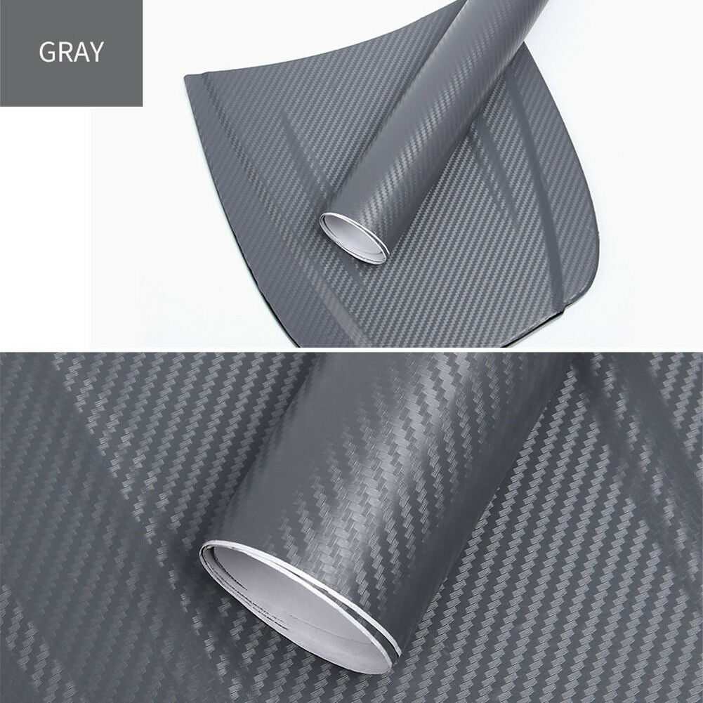 3D Stereo Carbon Fiber Stickers Car Body Interior And Exterior Decoration Change Decoration