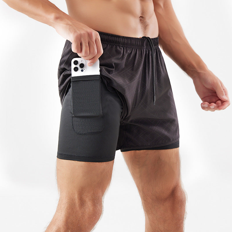 Double-layer Fitness Shorts