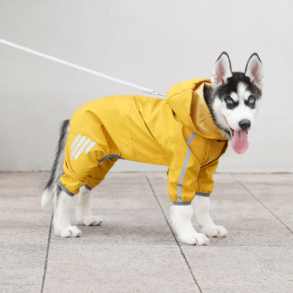 Dog Raincoat With Reflective
